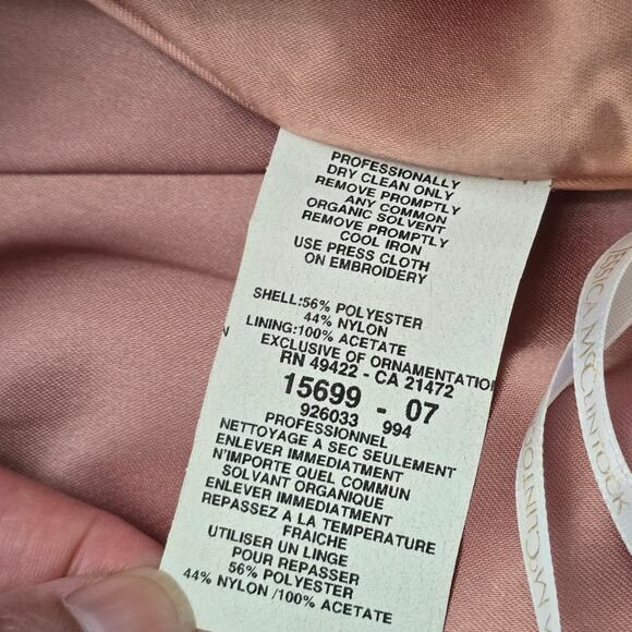 Vtg Scott McClintock Sage Green Taffeta Ball Gown 8 bridgerton Regency Fairytale - Picture 11 of 11